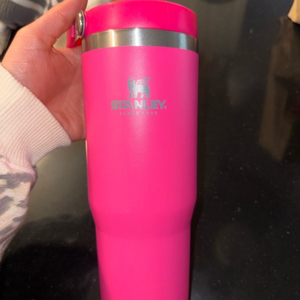 Stanley Bright Pink Travel Mug